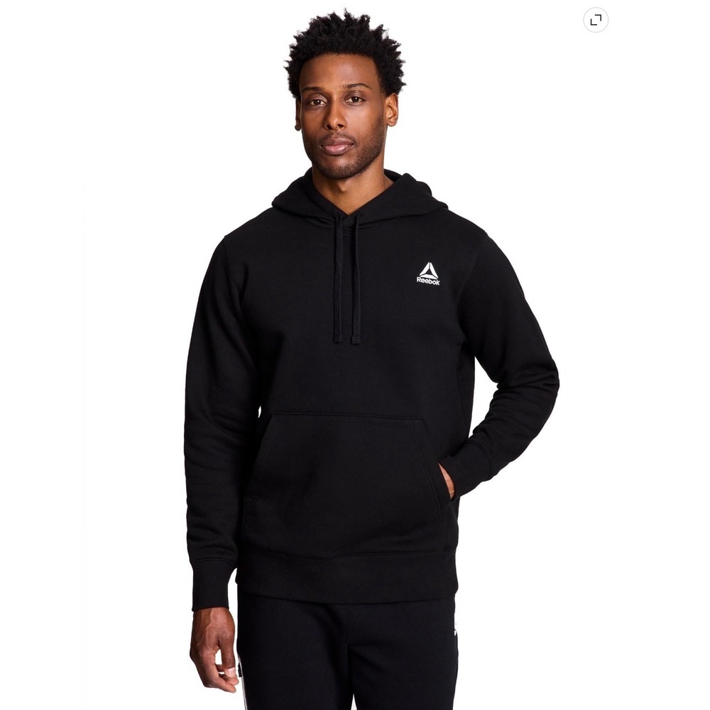 Reebok Men's Game Day Fleece Left Chest Hoodie size 2XL - Picture 2 of 7